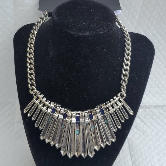 AZTEC TARGET‎ NECKLACE SILVER SPRING SUMMER.NWT - Picture 11 of 14